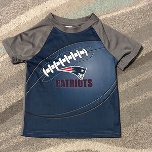 NFL Patriots Kids' Navy and Gray Tee